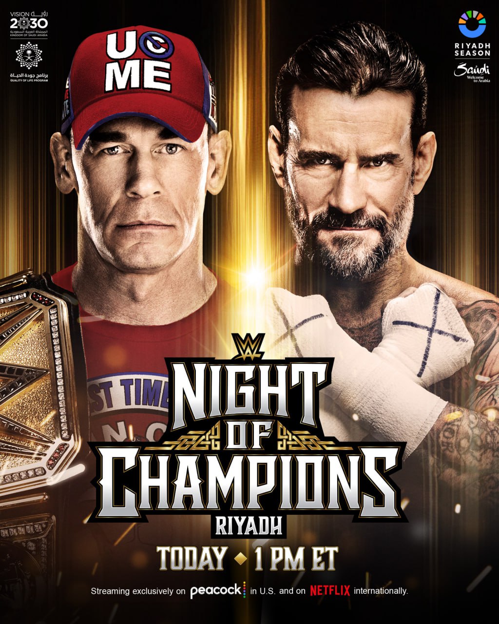  عرض WWE Night Of Champions 2025 مترجم